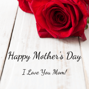Happy Mothers Day Greeting Gift Card Simple