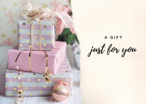 Minimal Pink and Beige Torn Paper Gift Card